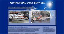 Desktop Screenshot of commercialboatservices.co.uk